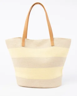 Rusty Hailey Striped Straw Beach Bag | Womens Bags & Handbags