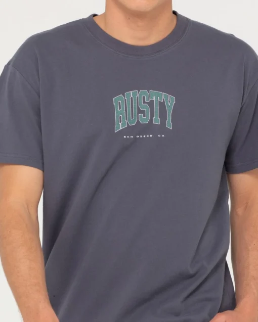 Rusty Half Time Short Sleeve Tee | Mens Tees