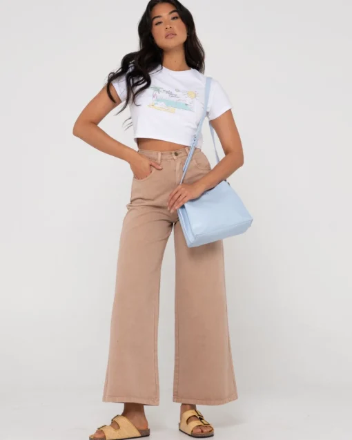 Rusty Hansen High Waisted Wide Leg Pant | Womens Pants
