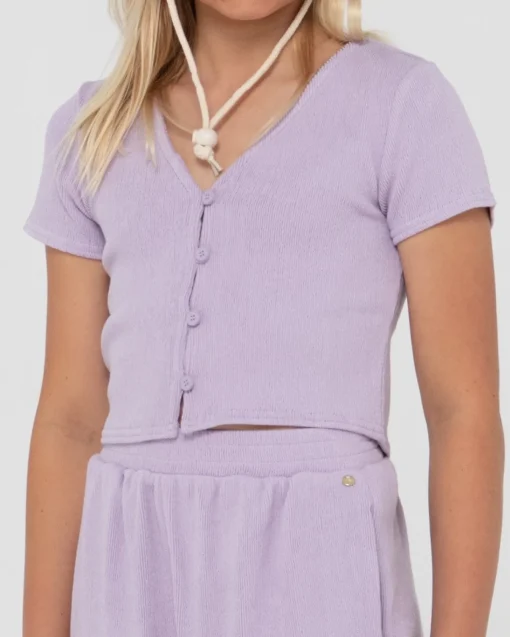 Rusty Harlo Button Down Top Girls | Kids Tops