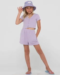 Rusty Harlo Button Down Top Girls | Kids Tops