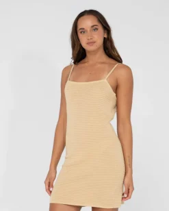 Rusty Harri Ribbed Knit Mini Slip Dress | Womens Mini Dresses