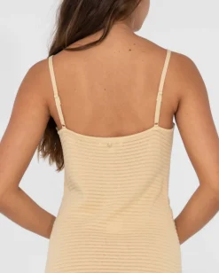 Rusty Harri Ribbed Knit Mini Slip Dress | Womens Mini Dresses