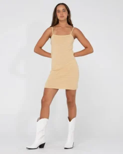 Rusty Harri Ribbed Knit Mini Slip Dress | Womens Mini Dresses