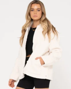 Rusty Hazel Button Up Jacket | Womens Jackets