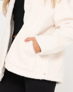 Rusty Hazel Button Up Jacket | Womens Jackets