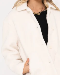Rusty Hazel Button Up Jacket | Womens Jackets