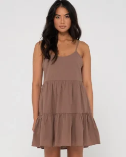 Rusty Heather Tiered Slip Dress | Womens Mini Dresses