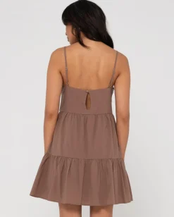 Rusty Heather Tiered Slip Dress | Womens Mini Dresses