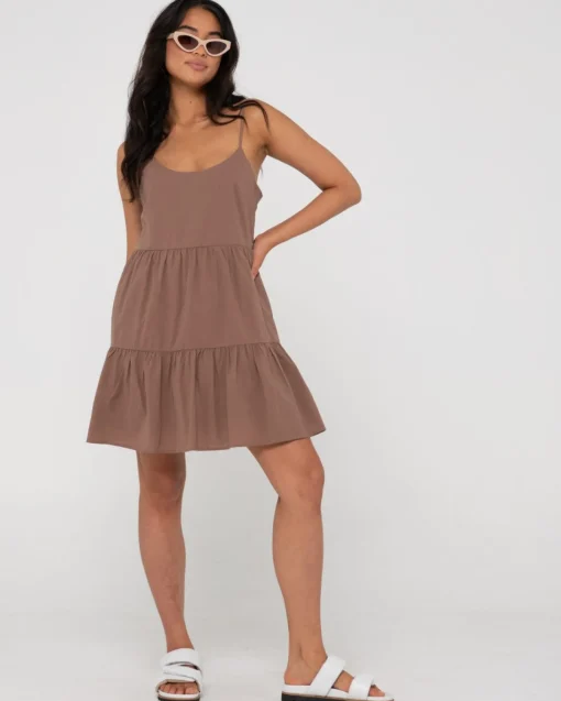 Rusty Heather Tiered Slip Dress | Womens Mini Dresses