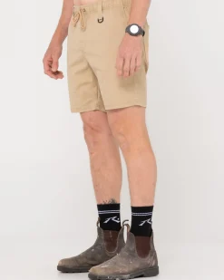 Rusty Heavy Lifts Elastic Short | Shorts