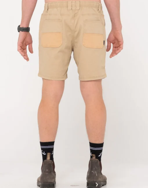 Rusty Heavy Lifts Elastic Short | Shorts