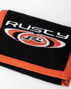 Rusty Hell Bent Cord Tri-Fold Wallet | Mens Wallets