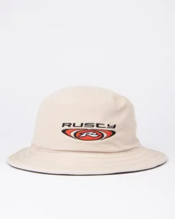 Rusty Hell Bent Reversible Bucket Hat | Mens Caps & Hats