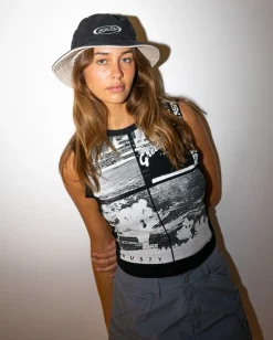Rusty Hell Bent Reversible Bucket Hat | Mens Caps & Hats