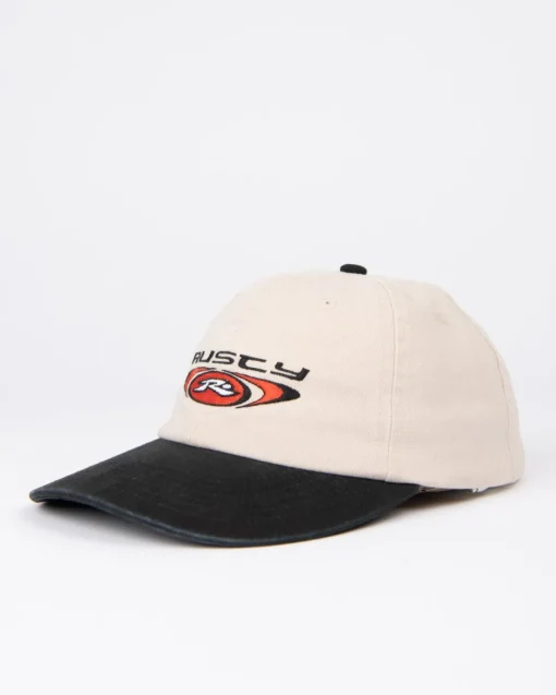 Rusty Hell Bent Vintage Wash Embroidered Dad Cap | Mens Caps & Hats