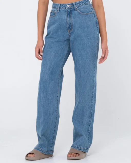 Rusty High Waisted Baggy Jean | Womens Denim