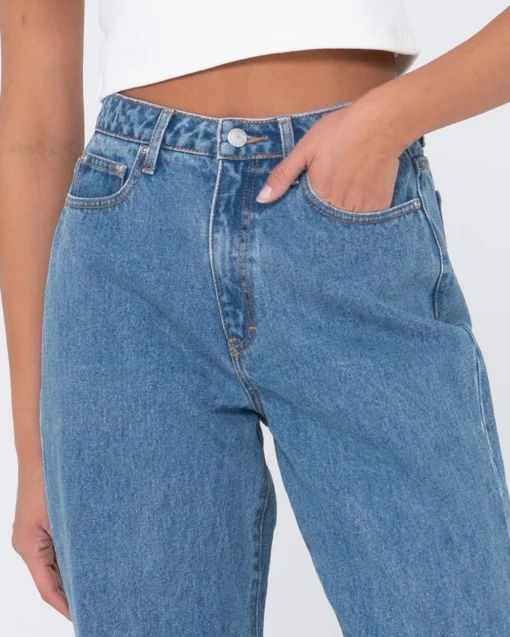 Rusty High Waisted Baggy Jean | Womens Denim