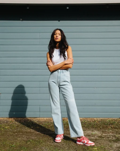Rusty High Waisted Straight Jean | Womens Pants