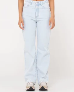 Rusty High Waisted Straight Jean | Womens Pants