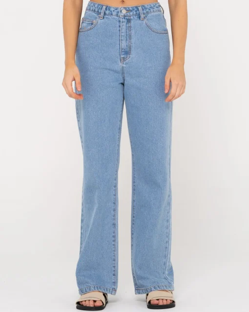 Rusty High Waisted Straight Jean | Womens Pants