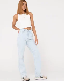 Rusty High Waisted Straight Jean | Womens Pants