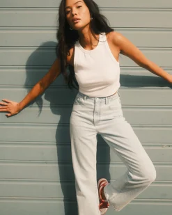 Rusty High Waisted Straight Jean | Womens Pants