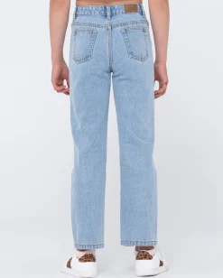 Rusty High Wide Straight Leg Jean Girls | Kids Bottoms