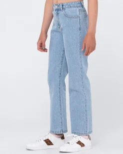 Rusty High Wide Straight Leg Jean Girls | Kids Bottoms