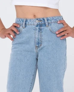 Rusty High Wide Straight Leg Jean Girls | Kids Bottoms