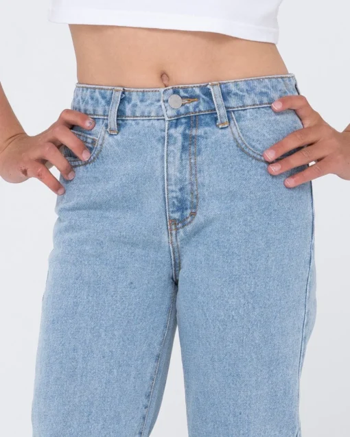 Rusty High Wide Straight Leg Jean Girls | Kids Bottoms