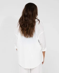 Rusty Isabelle Oversize Long Sleeve Shirt | Womens Shirts