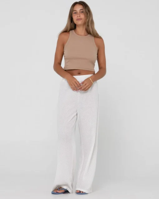 Rusty Isabelle Relaxed Fit High Waisted Pant | Womens Pants