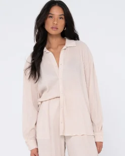 Rusty Jayde Long Sleeve Shirt | Womens Shirts