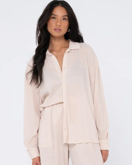 Rusty Jayde Long Sleeve Shirt | Womens Shirts