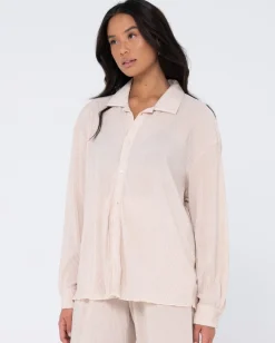 Rusty Jayde Long Sleeve Shirt | Womens Shirts
