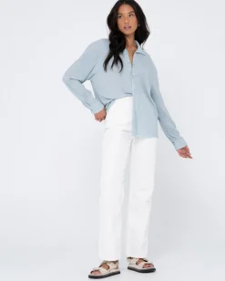 Rusty Jayde Long Sleeve Shirt | Womens Shirts