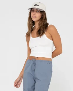 Rusty Kick Flip Vintage Wash Embroidered Dad Cap | Mens Caps & Hats