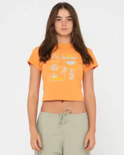 Rusty Le Sol Skimmer Graphic Baby Tee | Womens Tees & Tanks