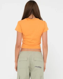 Rusty Le Sol Skimmer Graphic Baby Tee | Womens Tees & Tanks