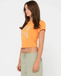 Rusty Le Sol Skimmer Graphic Baby Tee | Womens Tees & Tanks