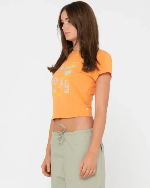 Rusty Le Sol Skimmer Graphic Baby Tee | Womens Tees & Tanks