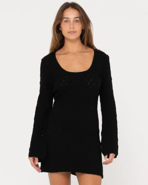 Rusty Leo Long Sleeve Knit Mini Dress | Womens Mini Dresses