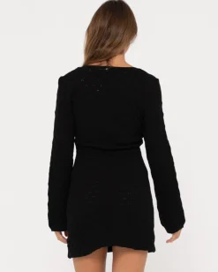Rusty Leo Long Sleeve Knit Mini Dress | Womens Mini Dresses