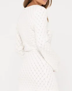 Rusty Leo Long Sleeve Knit Mini Dress | Womens Mini Dresses