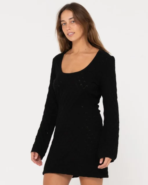 Rusty Leo Long Sleeve Knit Mini Dress | Womens Mini Dresses