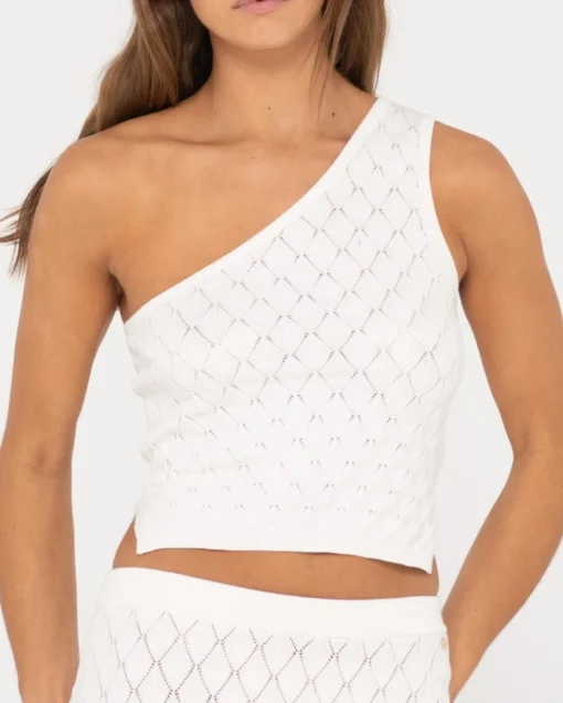 Rusty Leo One Shoulder Knit Top | Womens Fashion Tops
