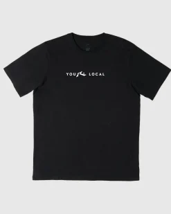Rusty Locals Only Custom Printed Short Sleeve Tee | Womens Tees & Tanks
