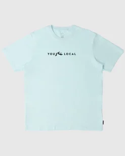 Rusty Locals Only Custom Printed Short Sleeve Tee | Womens Tees & Tanks
