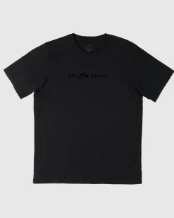 Rusty Locals Only Custom Printed Short Sleeve Tee | Womens Tees & Tanks